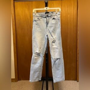 Kendall & Kylie The Icon High Rise Straight Leg Jeans Size 7
